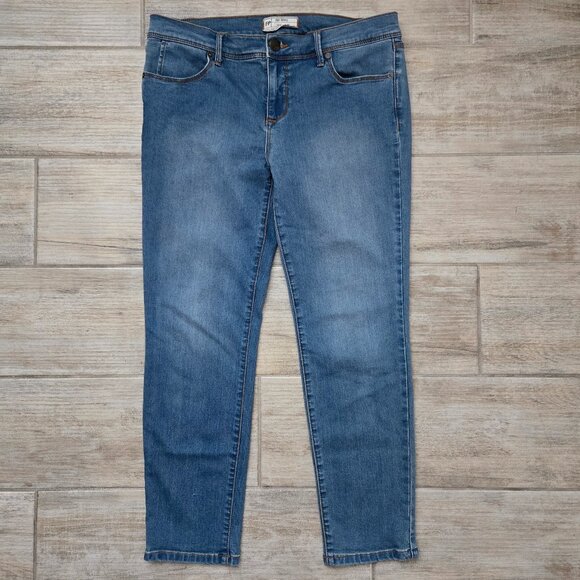 Free People Skinny Jeans Women's Orange Seam Super Stretchy Denim Everyday 30 - Picture 1 of 6